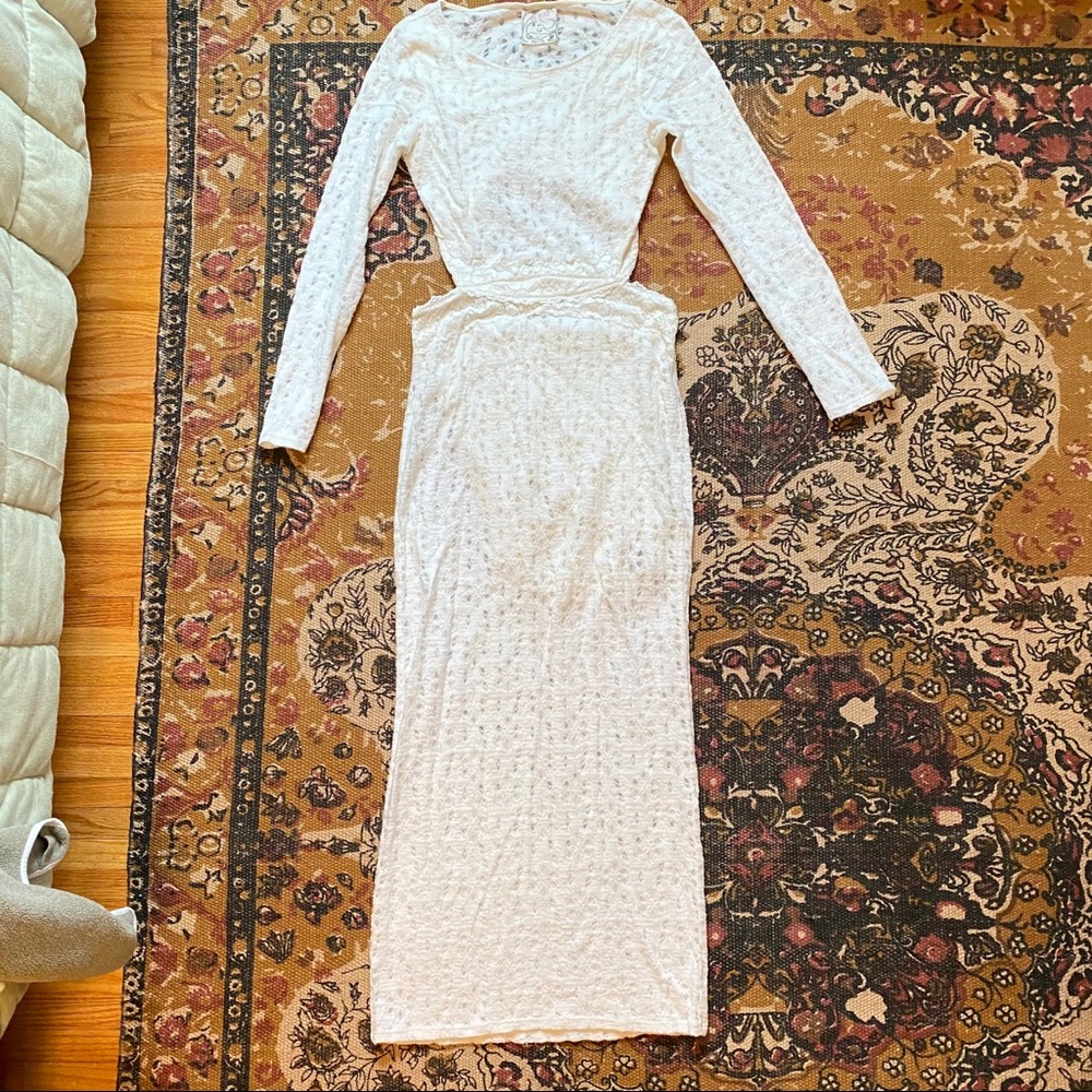 Boho Midi Cutout Dress